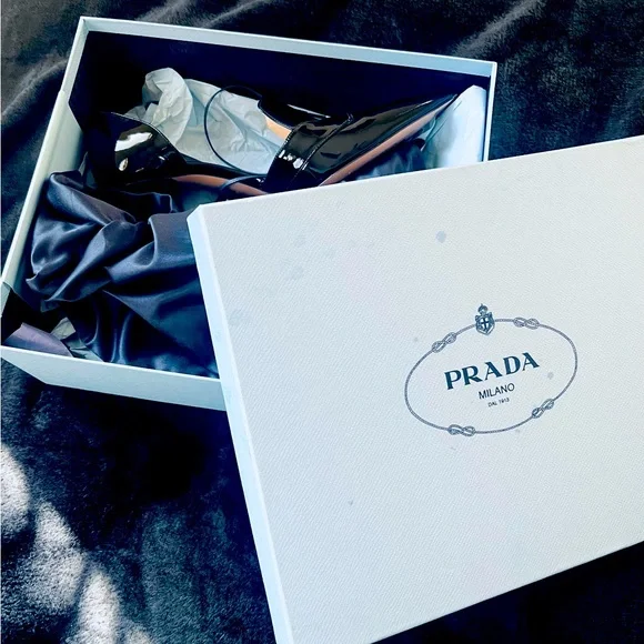 Prada Black Pointed Toe Heels - Picture 6 of 8